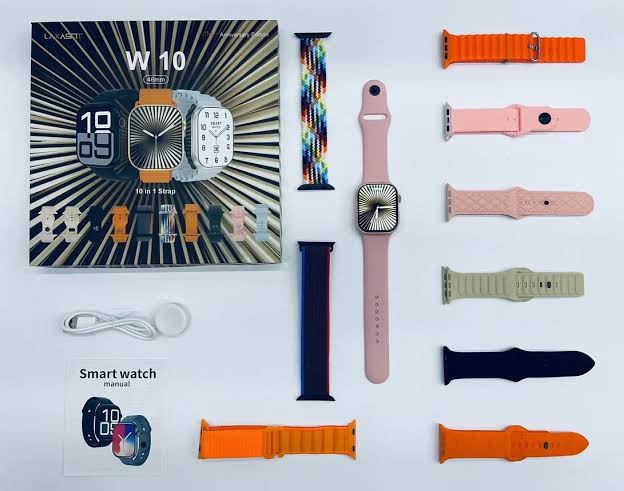 W10 Smart Watch with 10 Straps